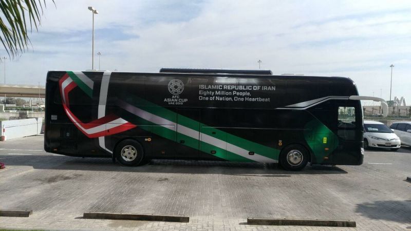 رونمایی از اتوبوس تیم ملی ایران در جام ملت های آسیا