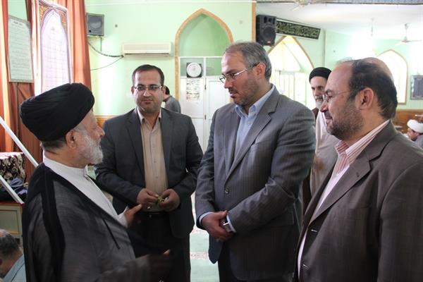 ادای احترام رئیس کل دادگستری خوزستان به شهدای هویزه