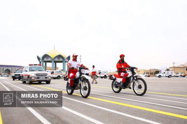 مانور و همایش بزرگ ستاد خدمات سفرهای نوروزی خوزستان برگزار شد