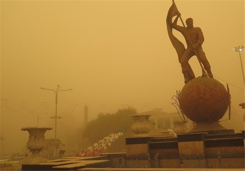ماندگاری گرد و غبار در خوزستان تا پنجشنبه