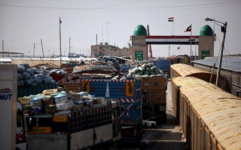 ترانزیت بیش از ۶ هزار تن کالا از مرز شلمچه به کشور عراق