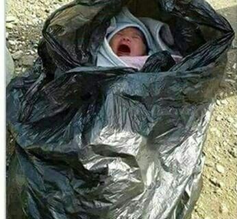 رها شدن نوزاد یک روزه در خیابان‌های شهرستان ایذه