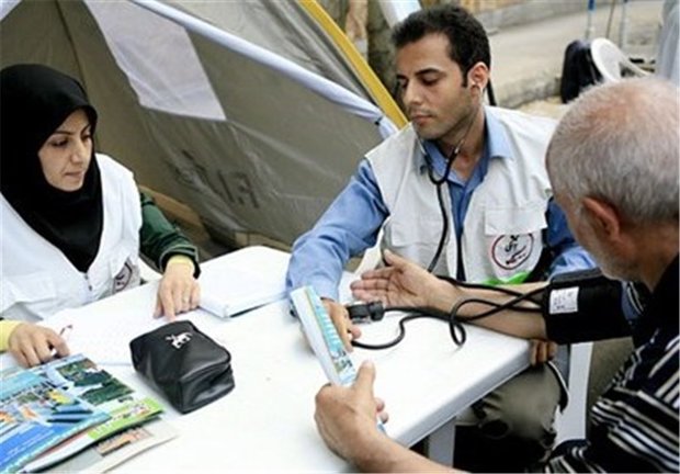 مراجعه روزانه ۱۰هزار زائر اربعین به بیمارستان صحرایی در شلمچه