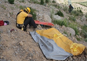 مرگ سنگنورد خوزستانی به دلیل سقوط از دیواره تنگه خائیز بهبهان