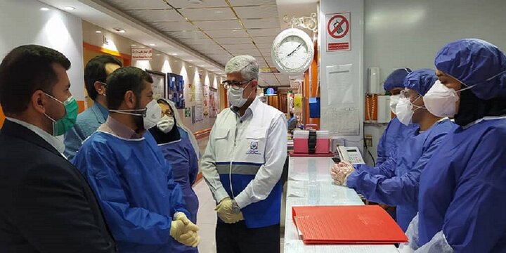 استاندار خوزستان از تلاش کادر درمانی بیمارستان طالقانی آبادان قدردانی کرد