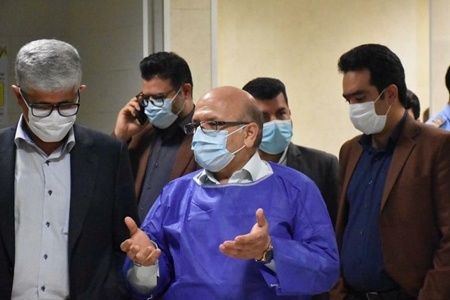 بازدید نماینده وزیر بهداشت از بیمارستان های آبادان و خرمشهر