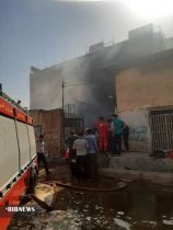 آتش سوزی انبارضایعات در زیباشهر اهواز مهار شد