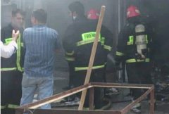 آتش سوزی در یک هایپر مارکت در دزفول مهار شد