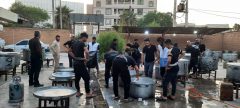 طبخ و توزیع ۱۵ هزار پرس طعام حسینی در بندر ماهشهر