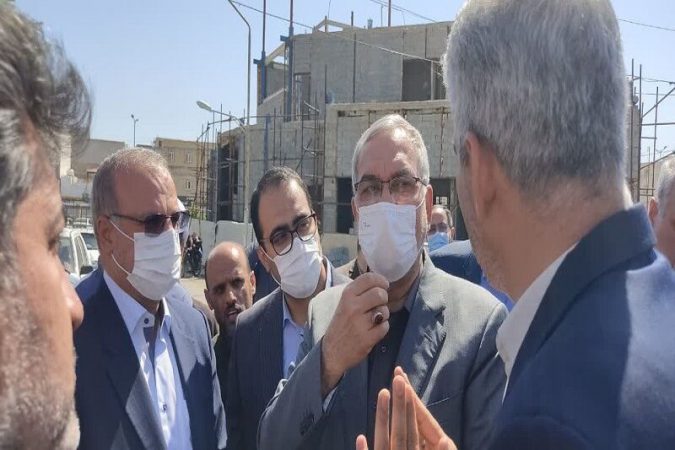 بازدید وزیر بهداشت از مراکز بهداشتی، درمانی امیدیه و آغاجاری