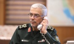 گفت‌وگوی تلفنی سرلشکر باقری با وزرای دفاع روسیه و قطر