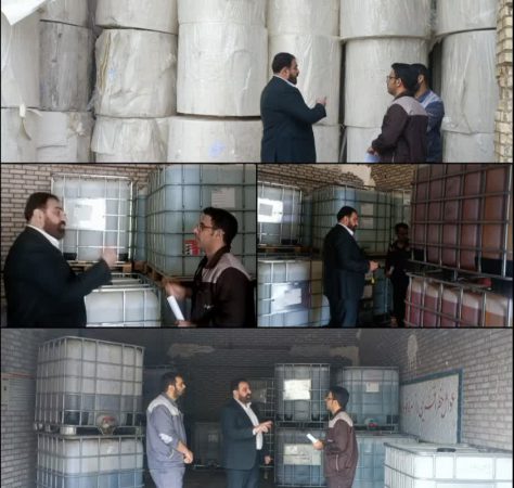 بازدید مدیرعامل از انبارهای شرکت حریر خوزستان