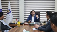 دیدار مدیرعامل با مدیران واحد‌های مختلف شرکت حریر خوزستان