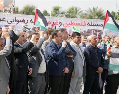 کارکنان نفت و گاز مارون جنایات رژیم صهیونیستی را محکوم کردند